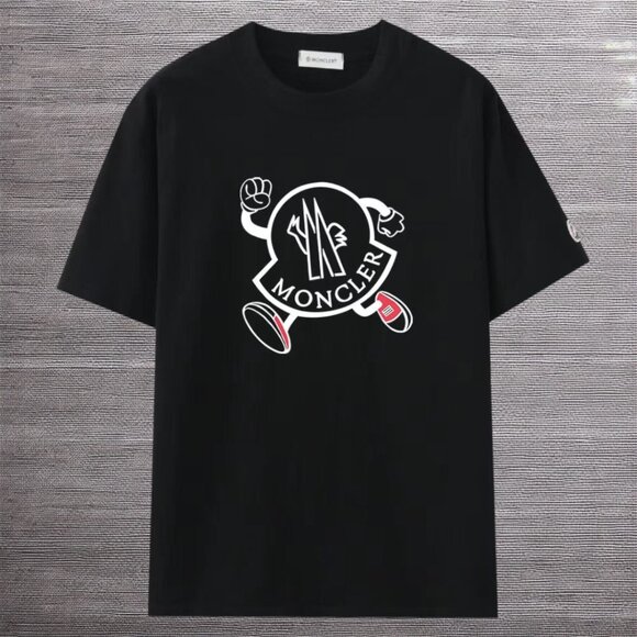 Moncler Men's Black Short Sleeve T-Shirt - Picture 1 of 7